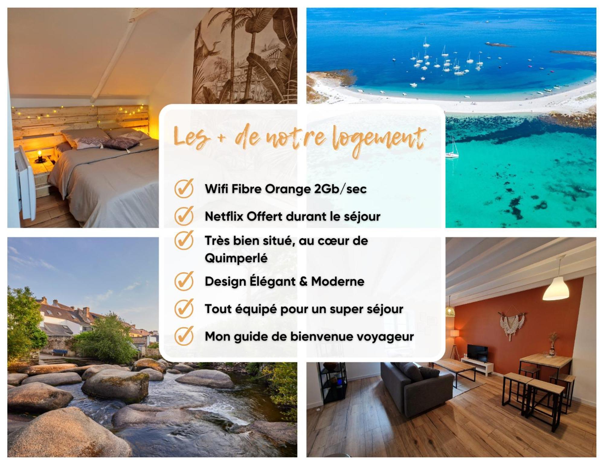 Logement De Caractere En Haute Ville De Quimperlé エクステリア 写真